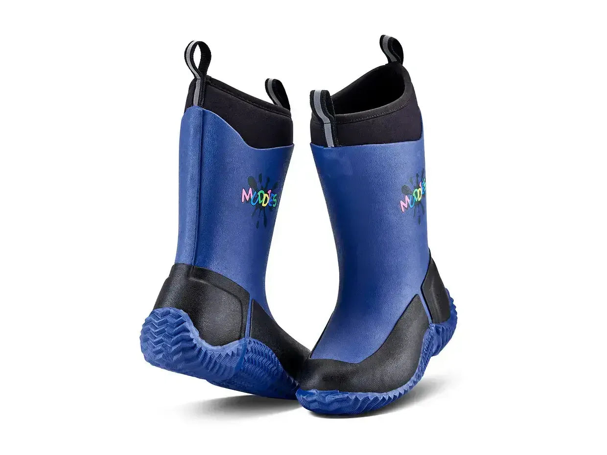 Grubs Muddies ICICLE Neoprene Ankle 5.0 Kids Navy Boots