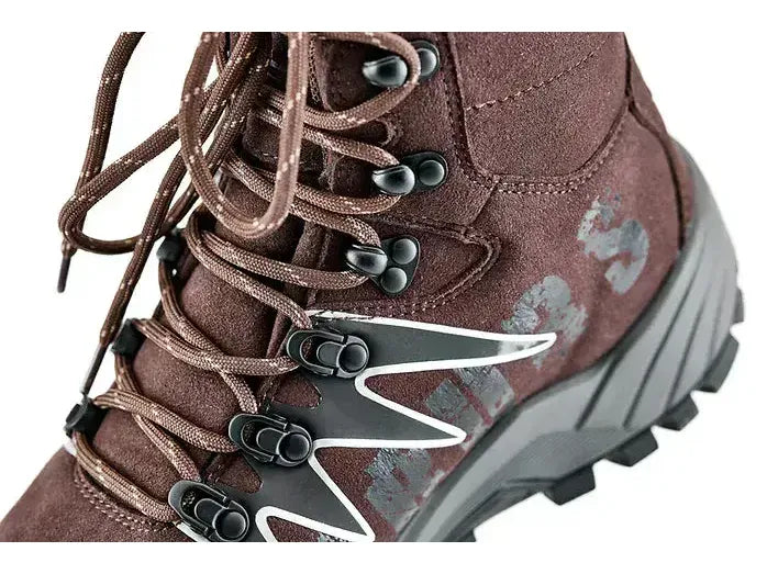 Grubs Quest Waterproof Walking Laced Mahogany Boots
