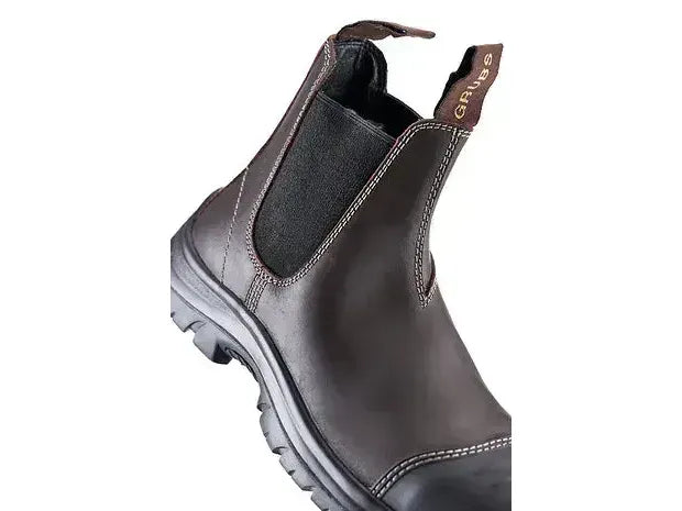 Grubs Tornado Leather S3 SRC Mahogany Ankle Boots