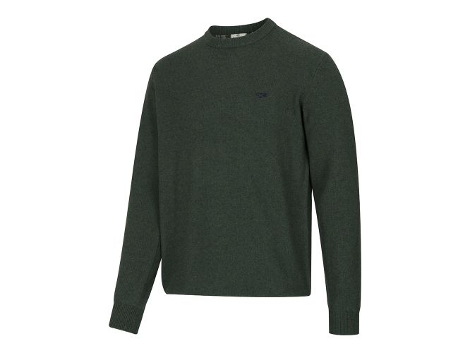 Hoggs of Fife Stonehaven Crew Neck Pullover Pine Green 3XL RRP £54.95