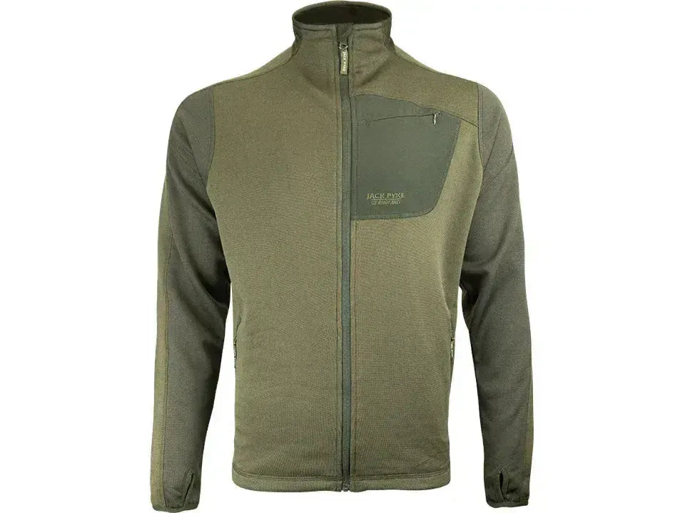 Jack Pyke Ashcombe Technical Fleece Jacket Green