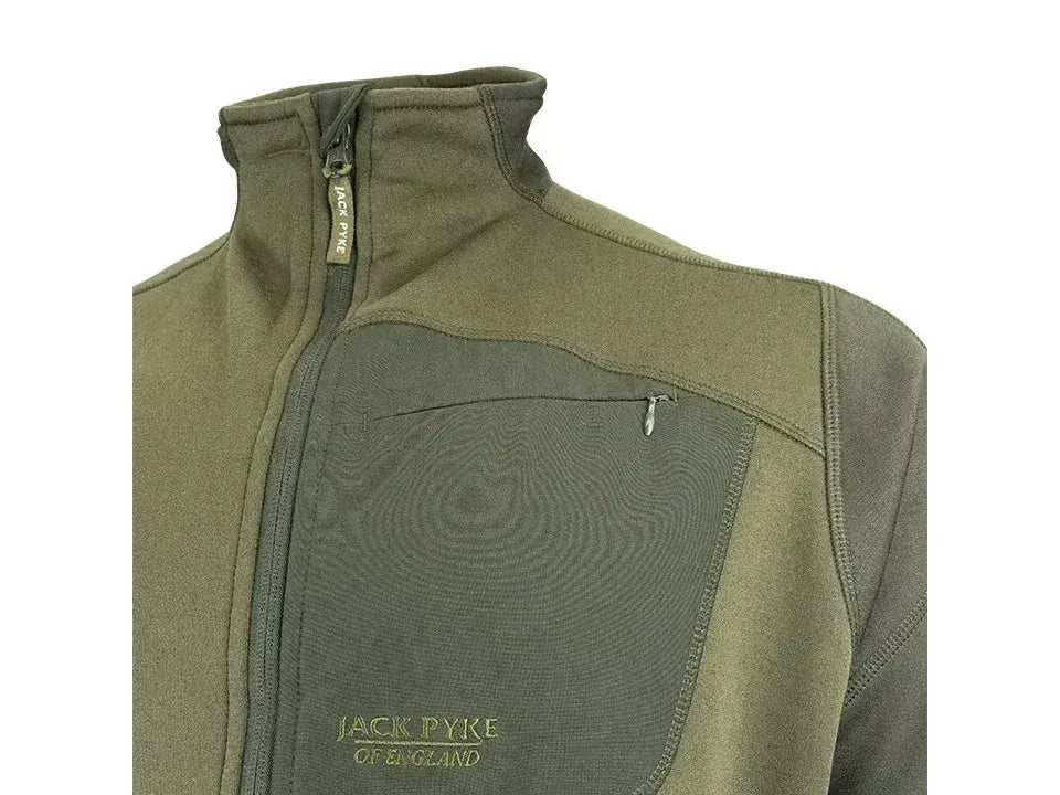 Jack Pyke Ashcombe Technical Fleece Jacket Green