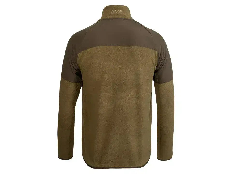 Jack Pyke Bleasdale Half Zip Fleece Top Dark Mustard