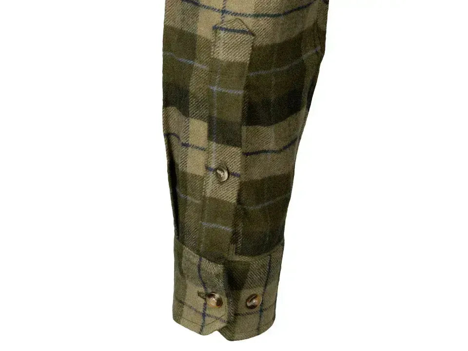Jack Pyke Bleasdale Heavy Flannel Shirt Green