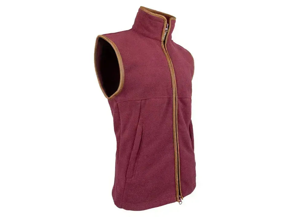 Jack Pyke Countryman Fleece Gilet - Burgundy