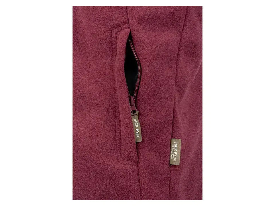 Jack Pyke Countryman Fleece Gilet Burgundy