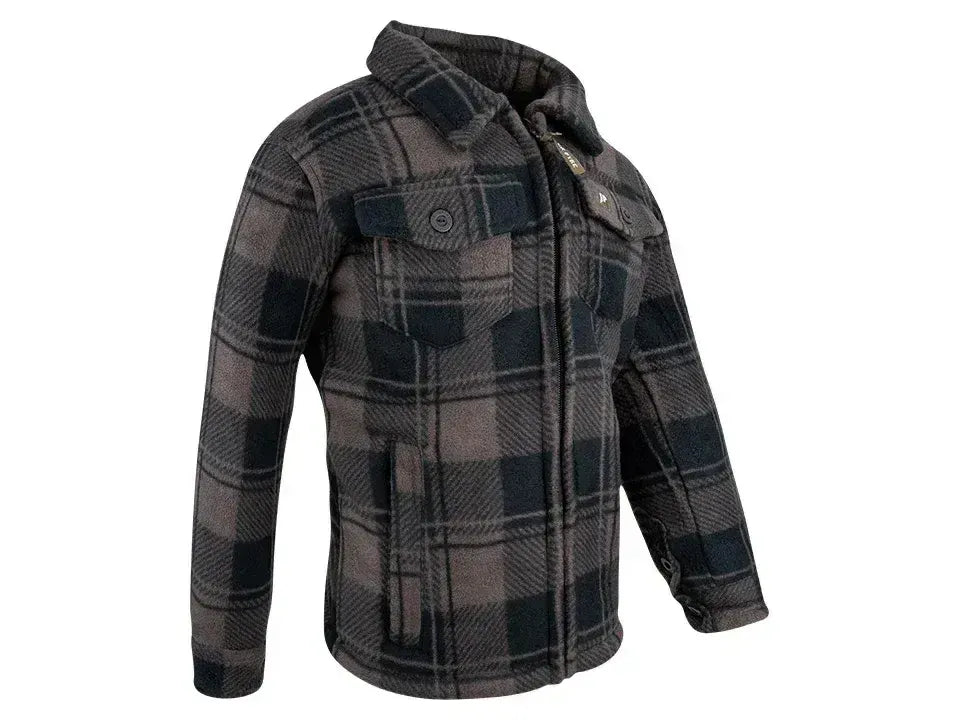 Jack Pyke Junior Tundra Shirt Brown Check