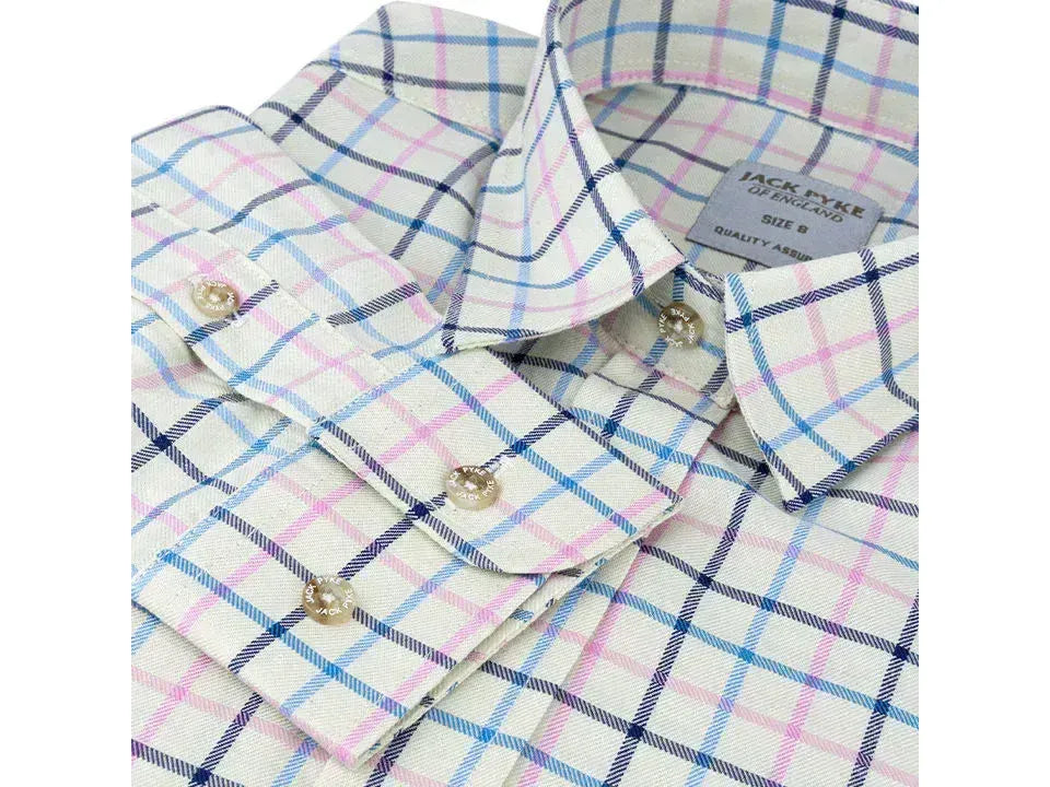 Jack Pyke Ladies Countryman Shirt Large Check Navy