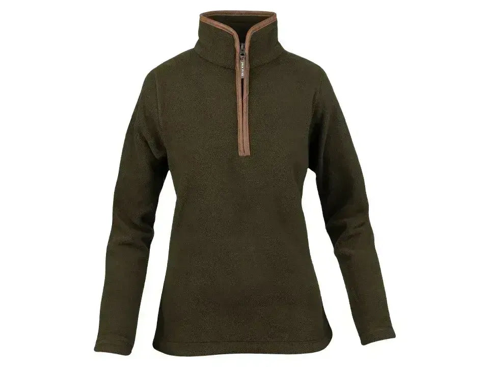 Jack Pyke Ladies Fleece Pullover Dark Olive