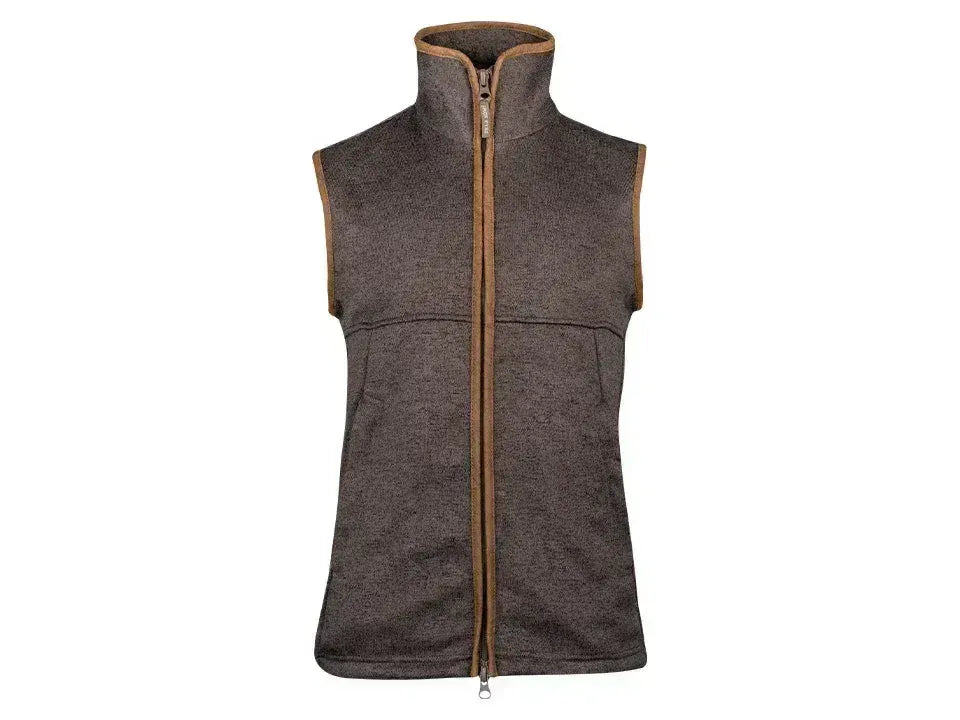 Jack Pyke Melange Fleece Gilet Brown Fleck