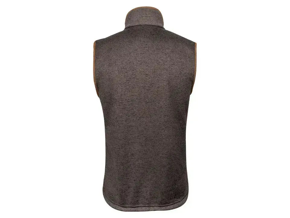 Jack Pyke Melange Fleece Gilet Brown Fleck