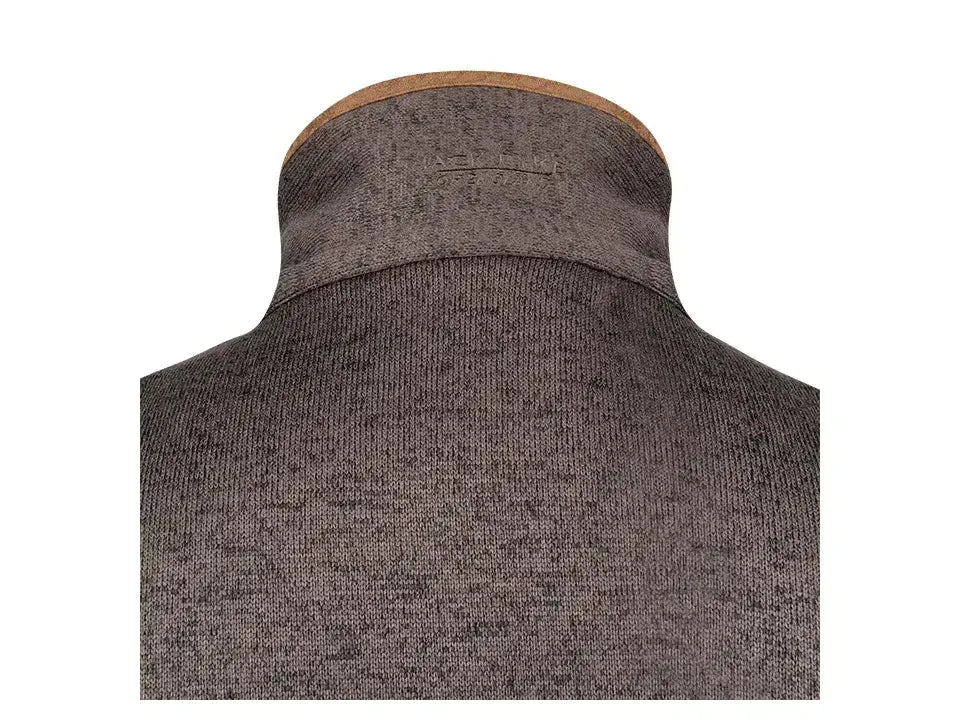 Jack Pyke Melange Fleece Gilet Brown Fleck