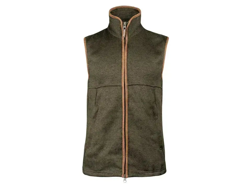 Jack Pyke Melange Fleece Gilet Dark Olive Fleck
