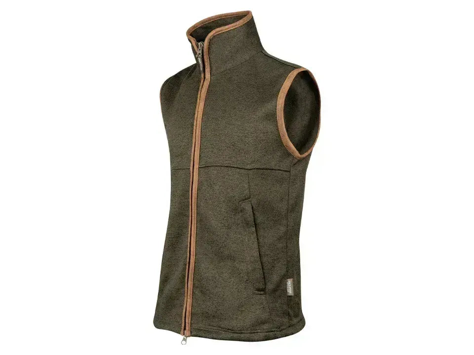Jack Pyke Melange Fleece Gilet Dark Olive Fleck