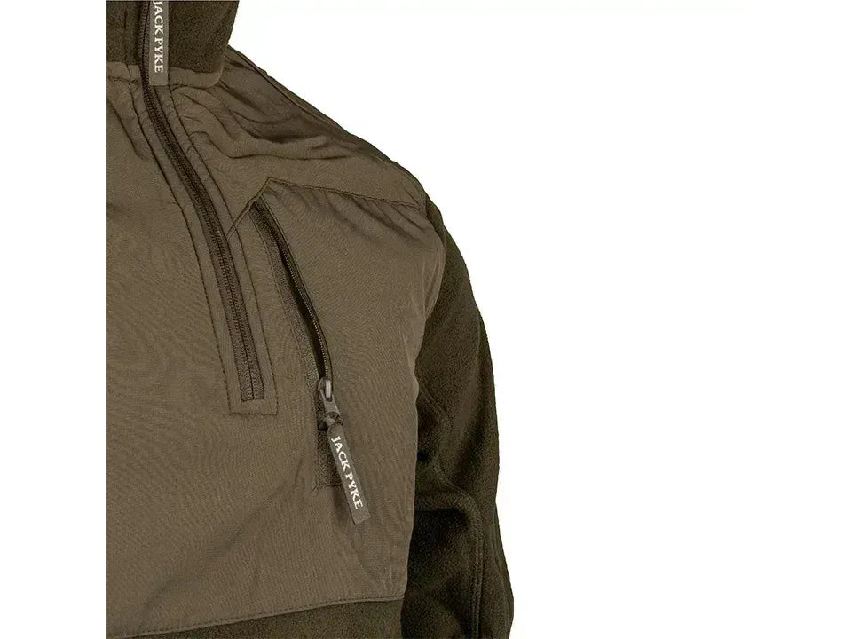 Jack Pyke Rannock Fleece Pullover Dark Olive