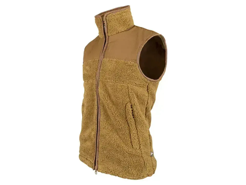 Jack Pyke Sherpa Fleece Gilet Camel