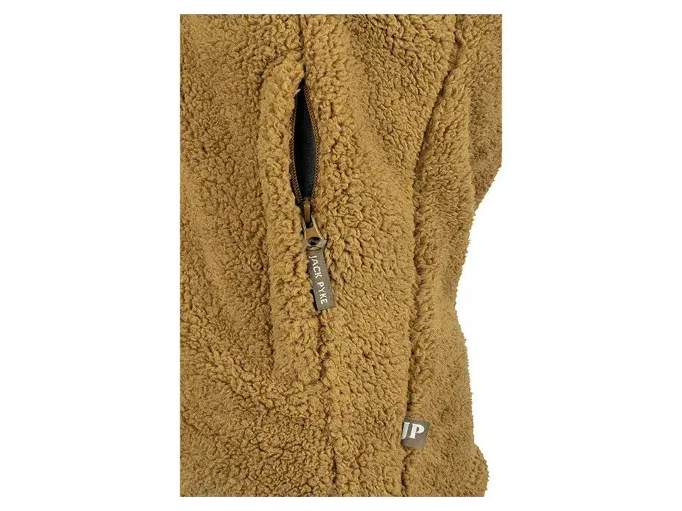 Jack Pyke Sherpa Fleece Gilet Camel