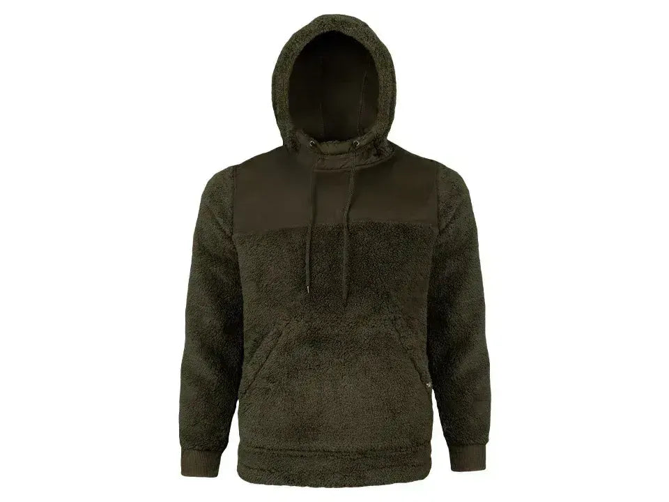 Jack Pyke Sherpa Fleece Hoodie Gen 2 Dark Olive