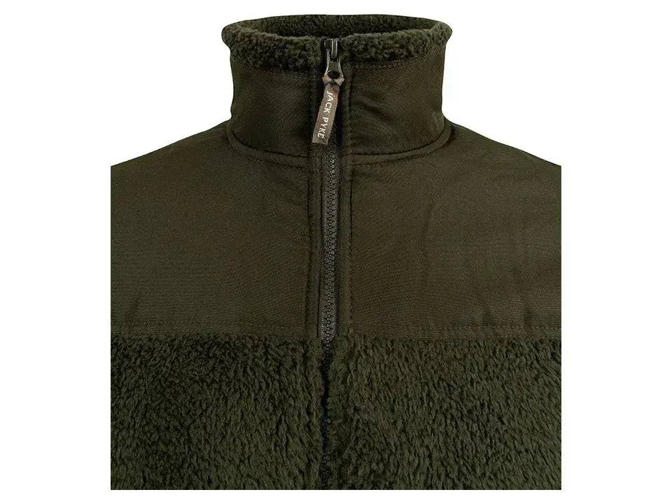 Jack Pyke Sherpa Fleece Jacket Gen 2 Dark Olive