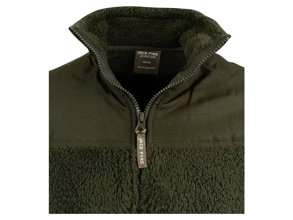 Jack Pyke Sherpa Fleece Jacket Gen 2 Dark Olive