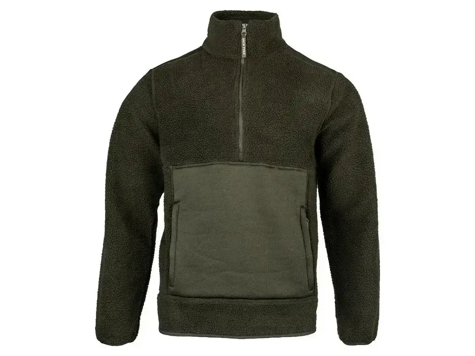 Jack Pyke Sherpa Pullover Dark Olive