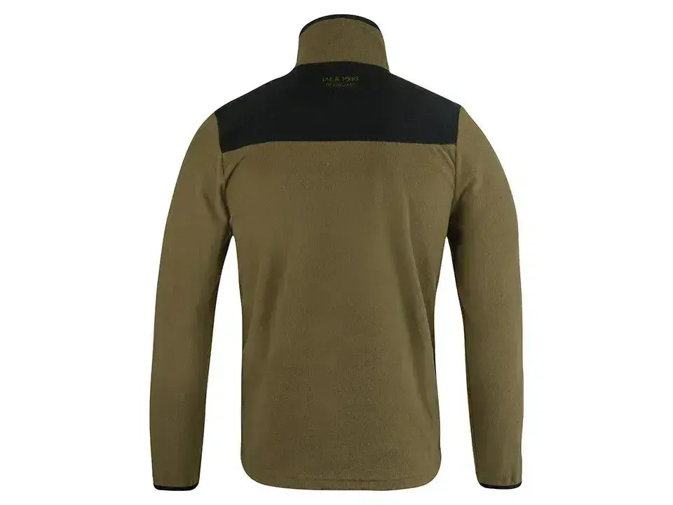 Jack Pyke Snap Neck Fleece Top Dark Mustard