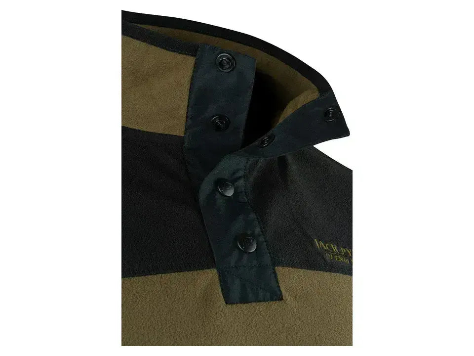 Jack Pyke Snap Neck Fleece Top Dark Mustard