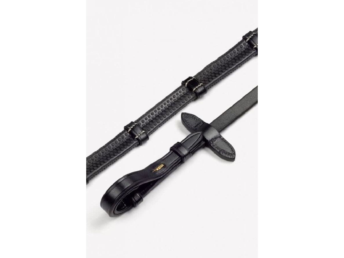John Whitaker 9 Looped Rubber and Leather Reins