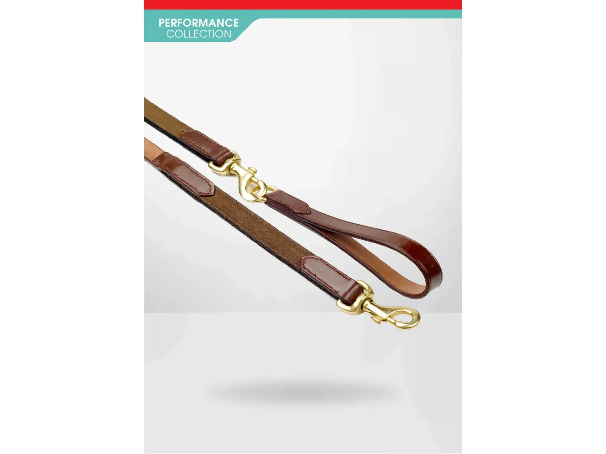 John Whitaker Draw Reins With Elastic Insert