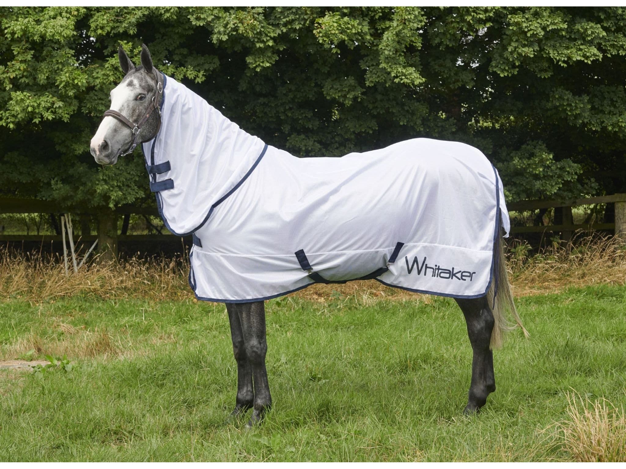 John Whitaker Farnhill Roll Up Fly Rug - White Mesh