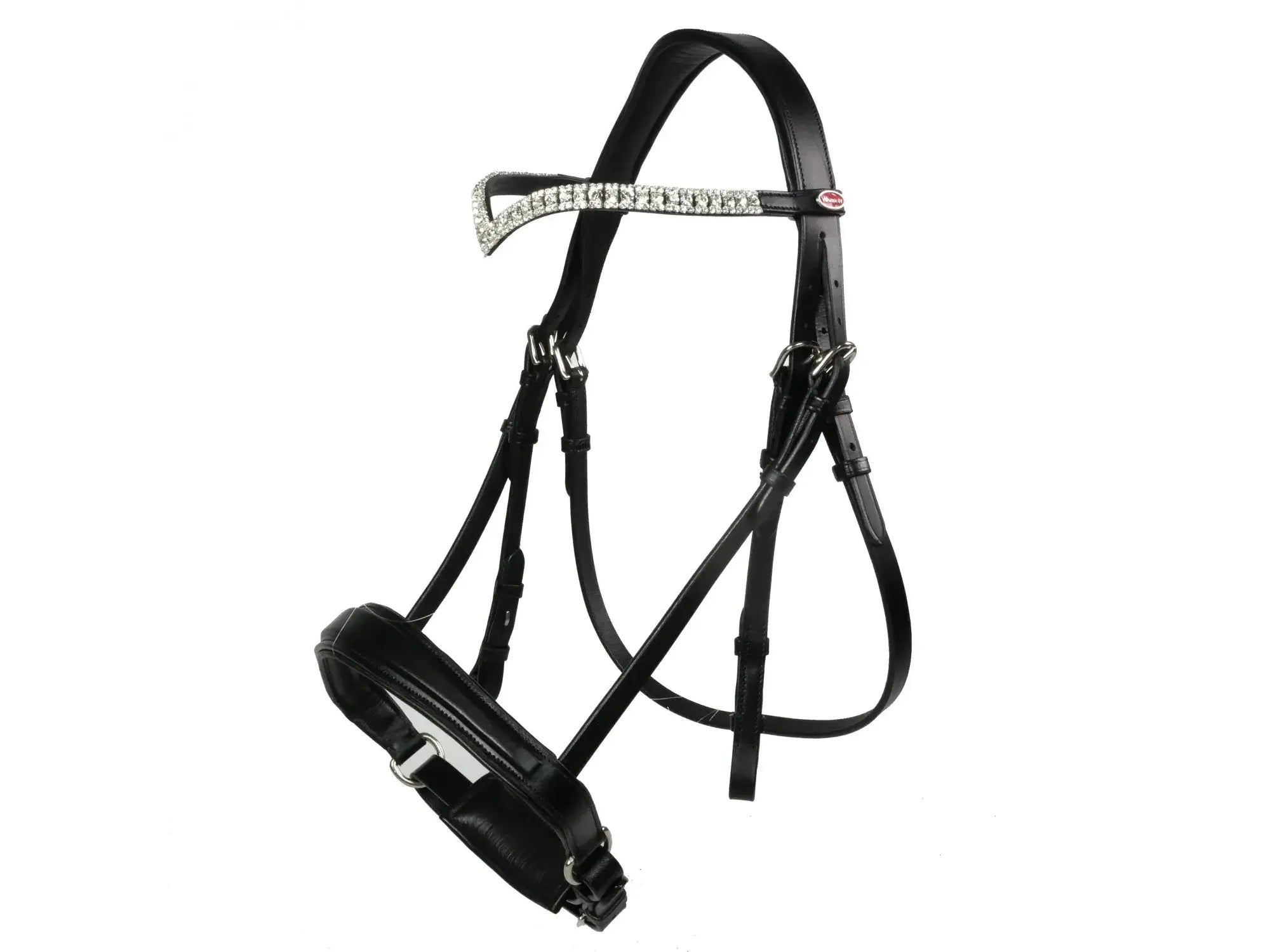 John Whitaker Lynton Snaffle Bridle with 2 Browbands