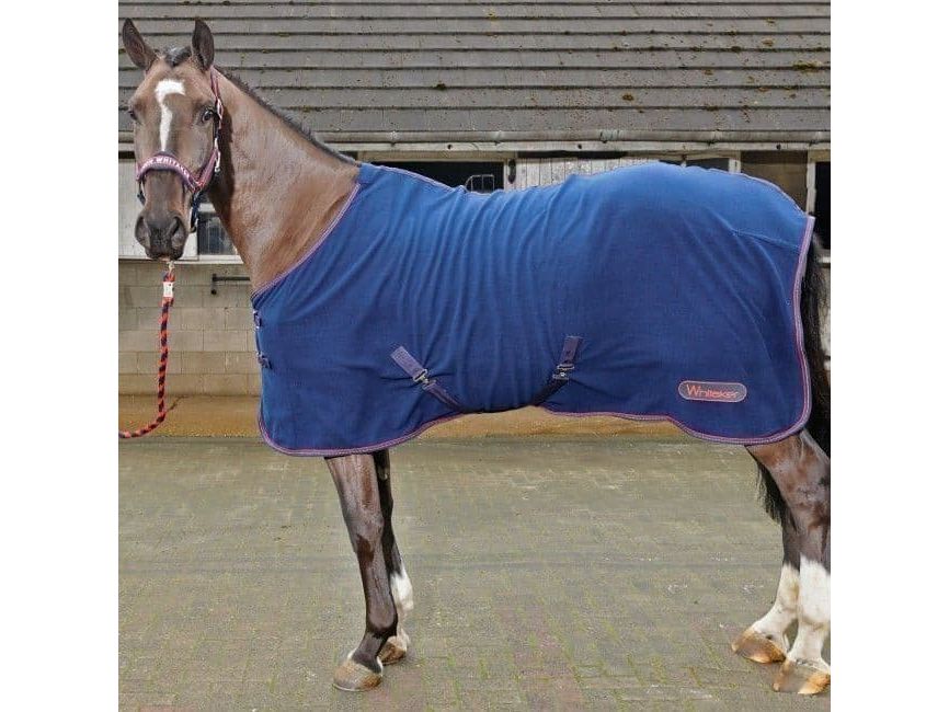 John Whitaker Rastrick Fleece Rug - Navy