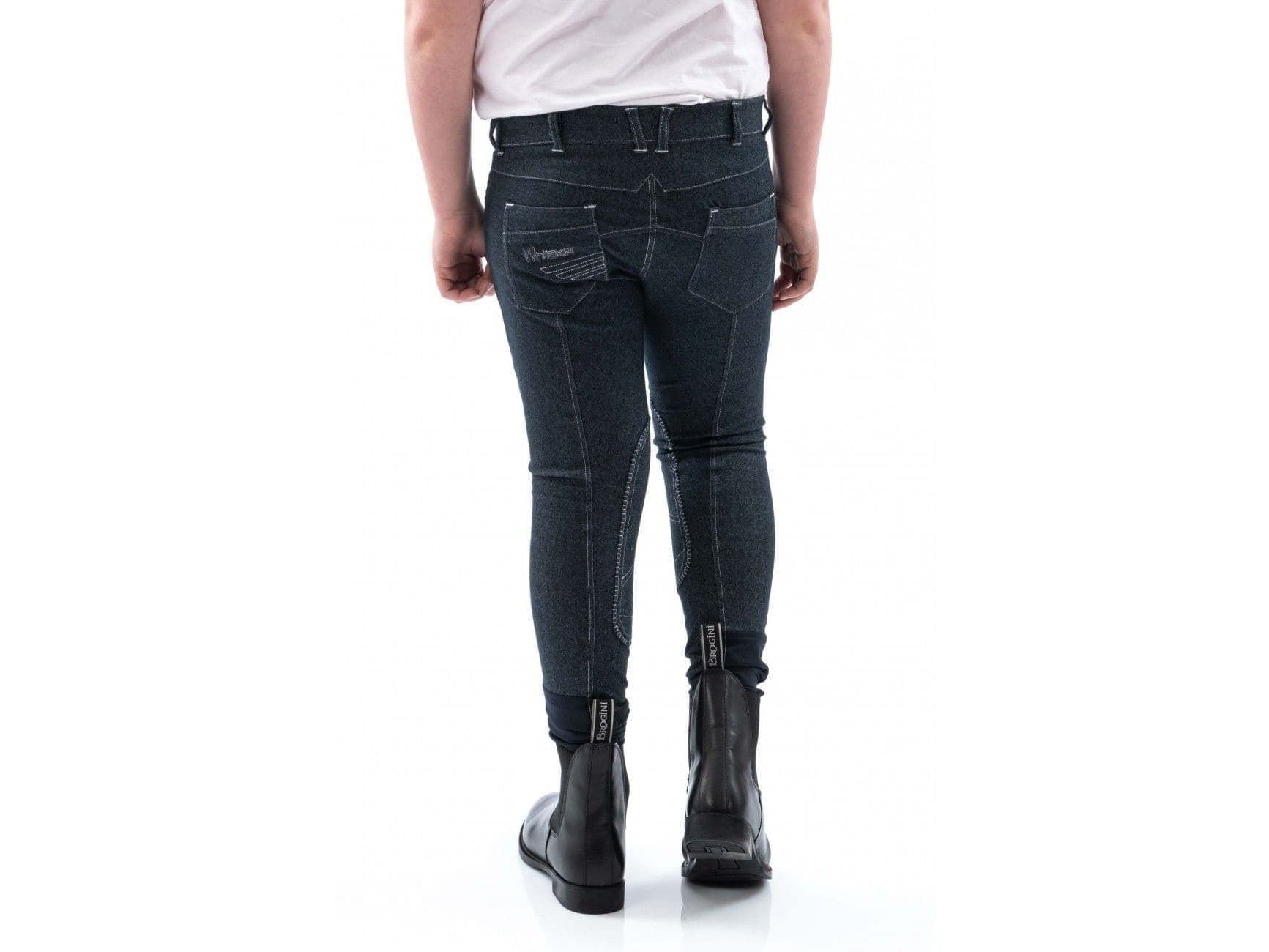 John Whitaker Rawdon Denim-Effect Kids Breeches