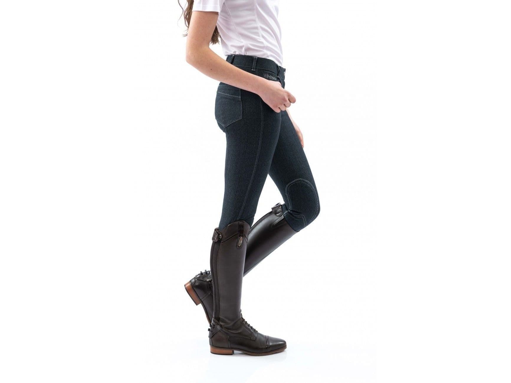 John Whitaker Rawdon Denim-Effect Ladies Breeches