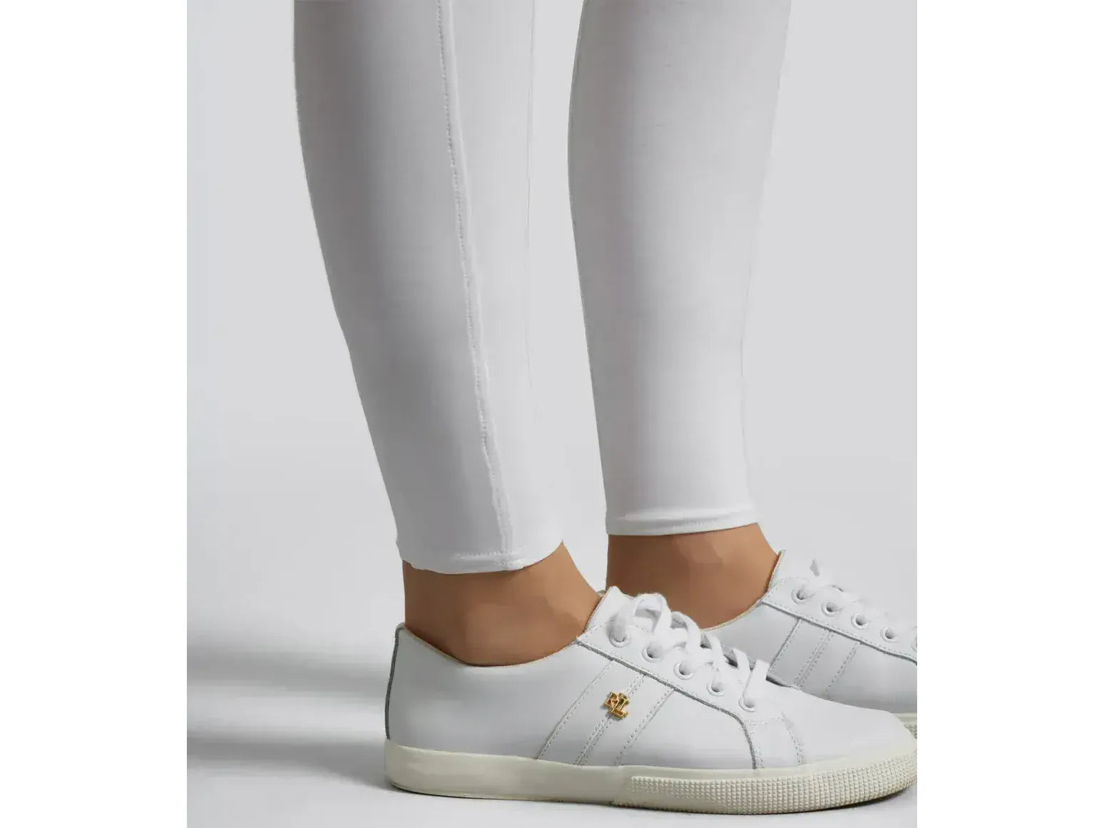 Luceo Womens Full Seat Competition Riding Tights White