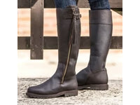Mark Todd Masterton Ladies Tall Boots Cognac (Dark Brown) Waterproof Leather Nubuck RRP £189.95