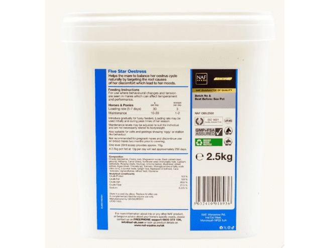 NAF Oestress Powder 2.5kg