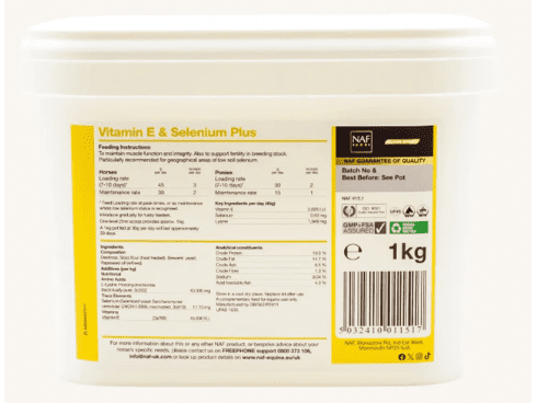 NAF Vitamin E & Selenium Plus Powder 1kg