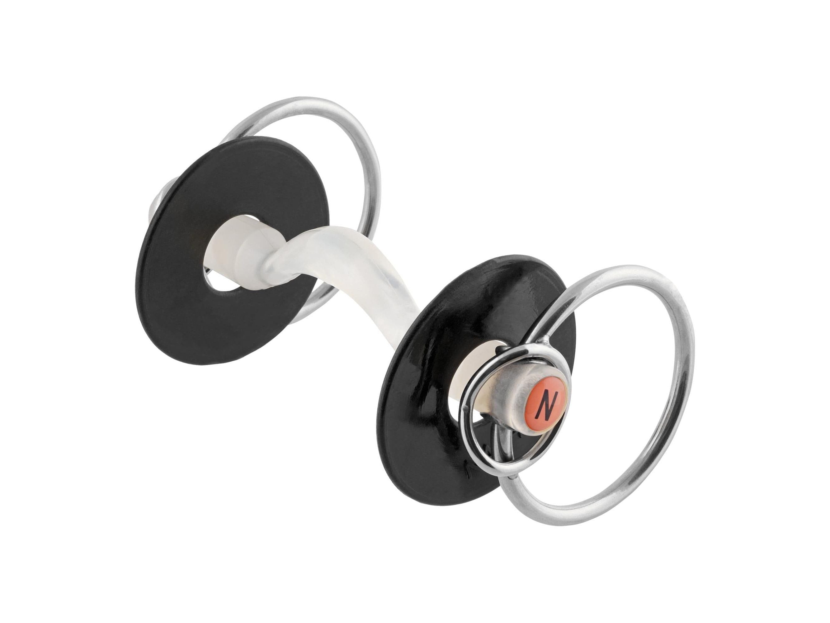 Nathe Ported Mullen Mouth Loose Ring Bit with Additional Small Ring