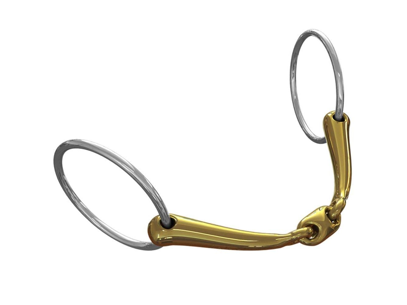 Neue Schule Tranz-Angled Lozenge Loose Ring Snaffle - 16mm
