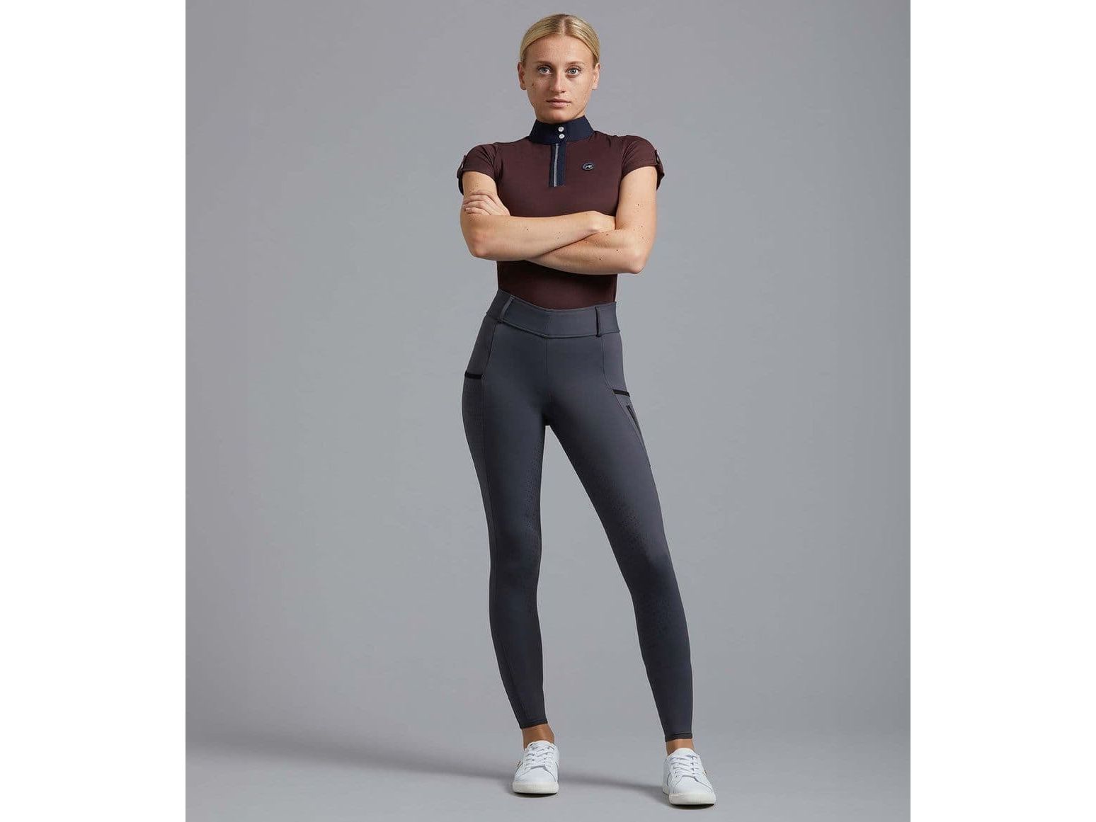 Premier Equine Amia Ladies Technical Short Sleeve Riding Top