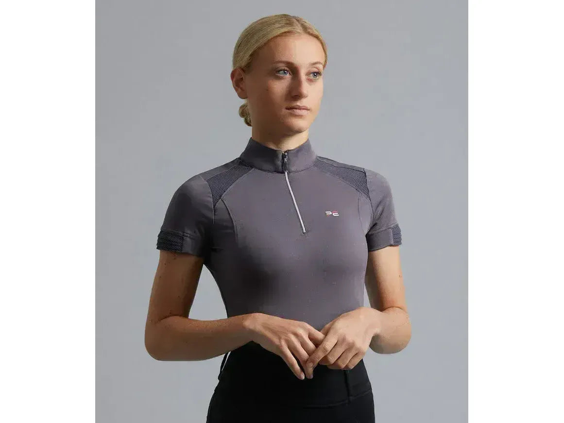 Premier Equine Amia Ladies Technical Short Sleeved Riding Top