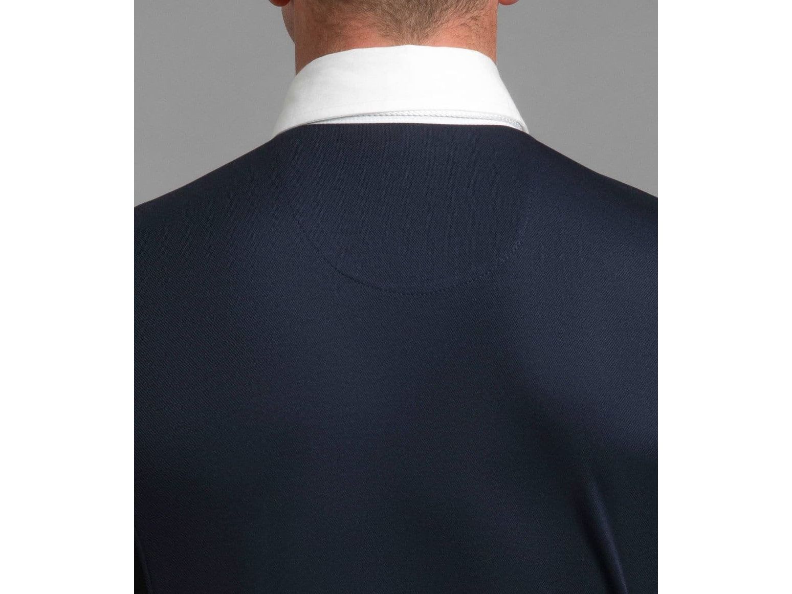 Premier Equine Antonio Men's Short Sleeve Show Shirt Navy