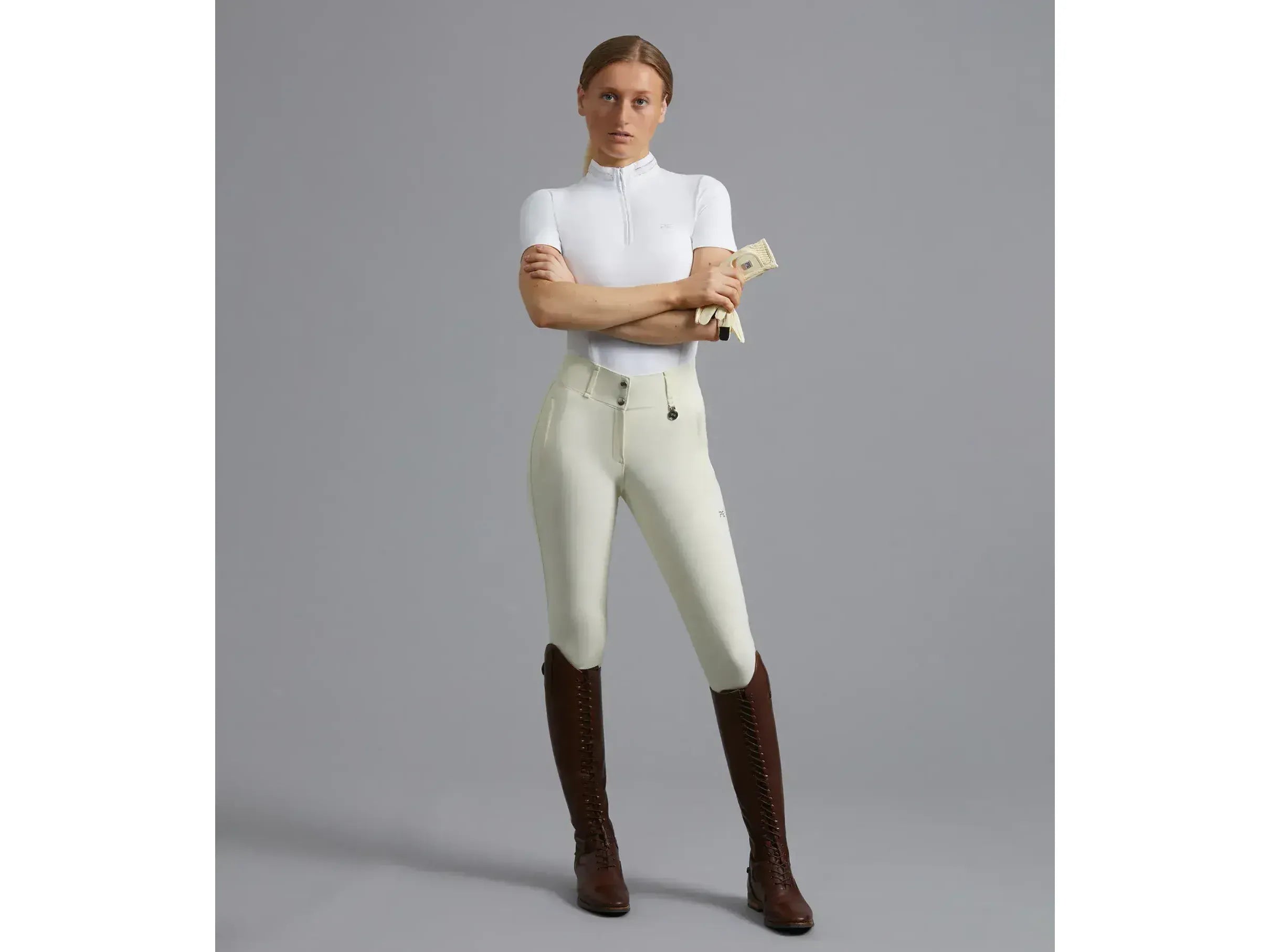 Premier Equine Aradina Ladies Full Seat Gel Competition Riding Breeches RRP £120.00