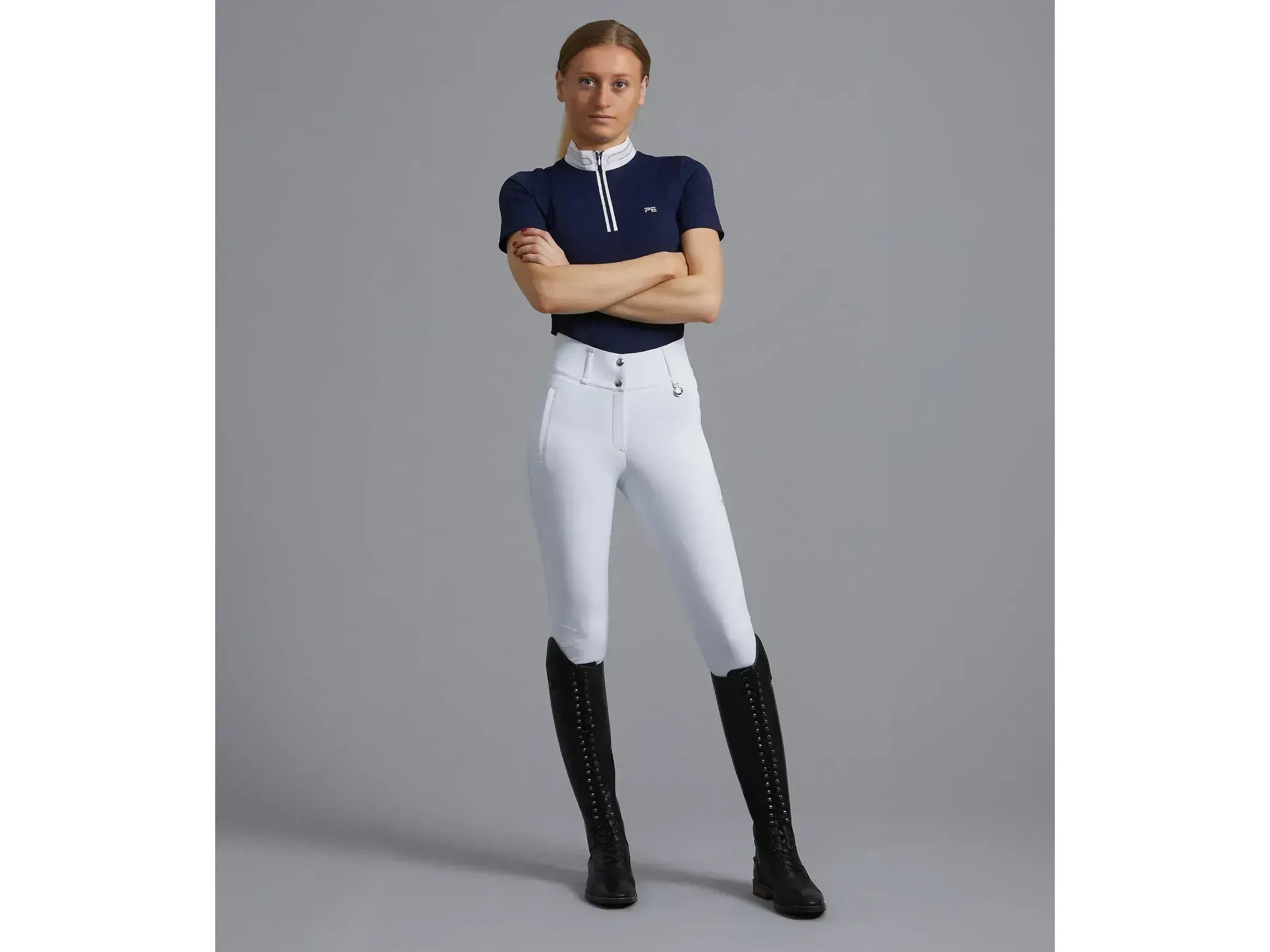 Premier Equine Aradina Ladies Full Seat Gel Competition Riding Breeches RRP £120.00