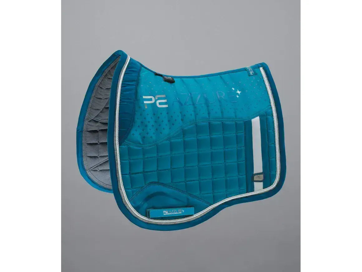 Premier Equine Azzure Anti-Slip Satin Dressage Saddle Square