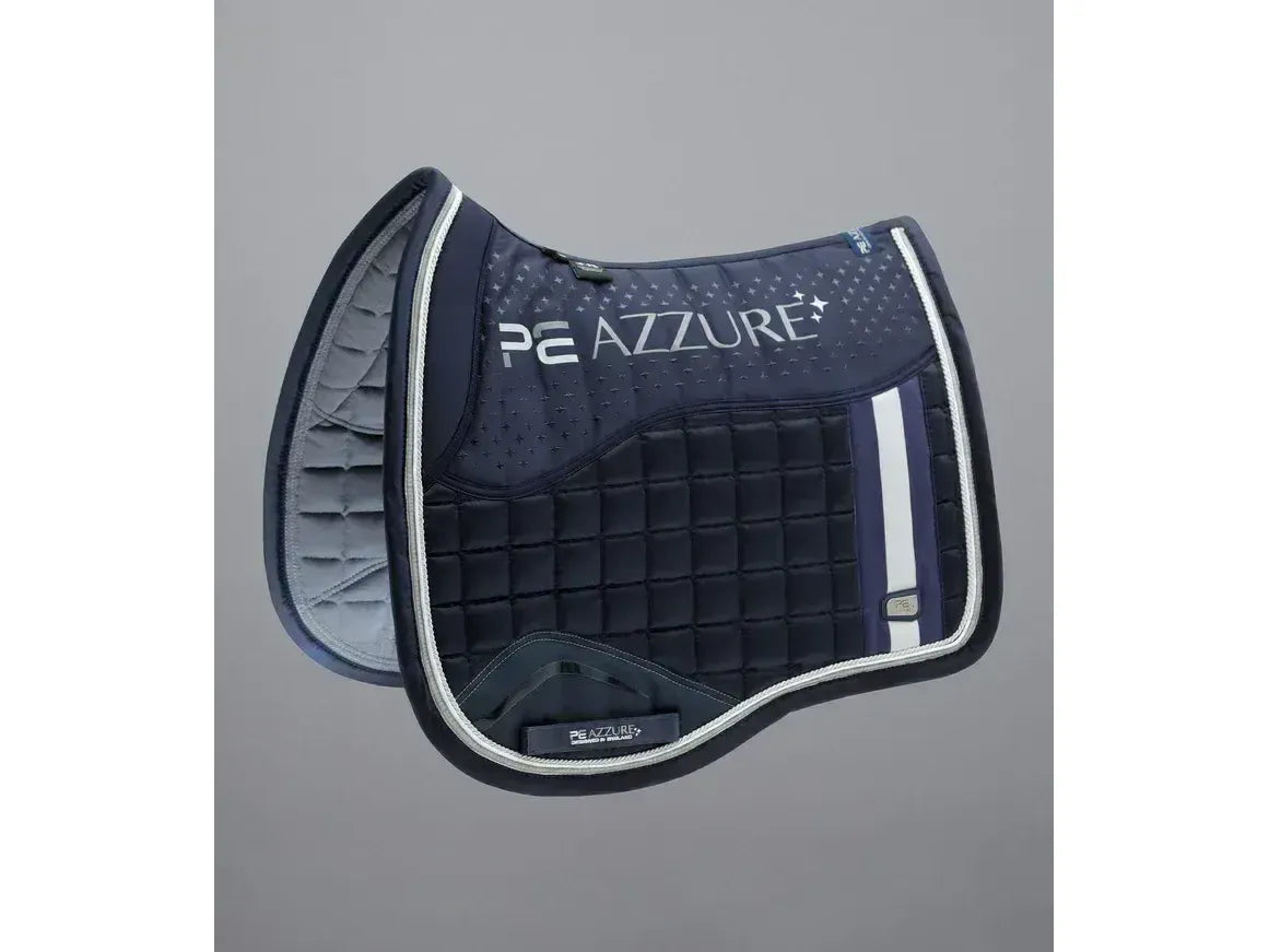 Premier Equine Azzure Anti-Slip Satin Dressage Saddle Square