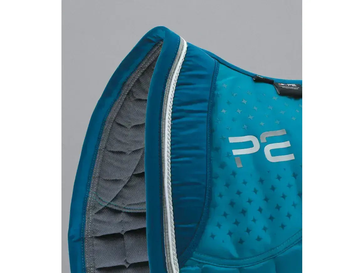 Premier Equine Azzure Anti-Slip Satin Dressage Saddle Square