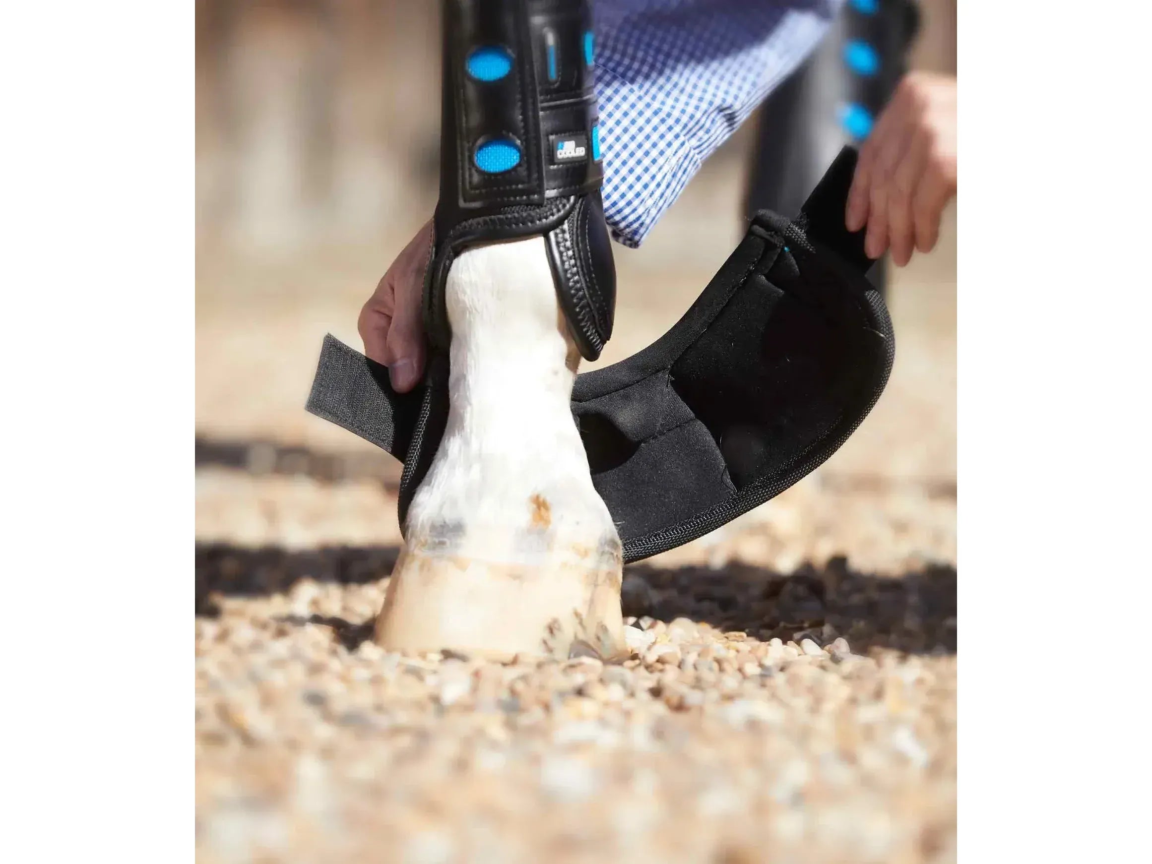 Premier Equine Ballistic No-Turn Over Reach Boots Small Black RRP £28.00