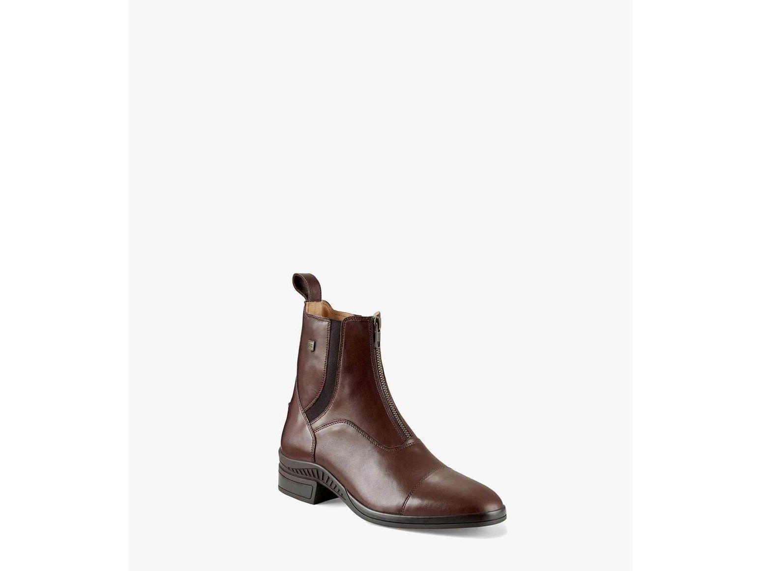 Premier Equine Balmoral Brown Leather Paddock/Riding Boots